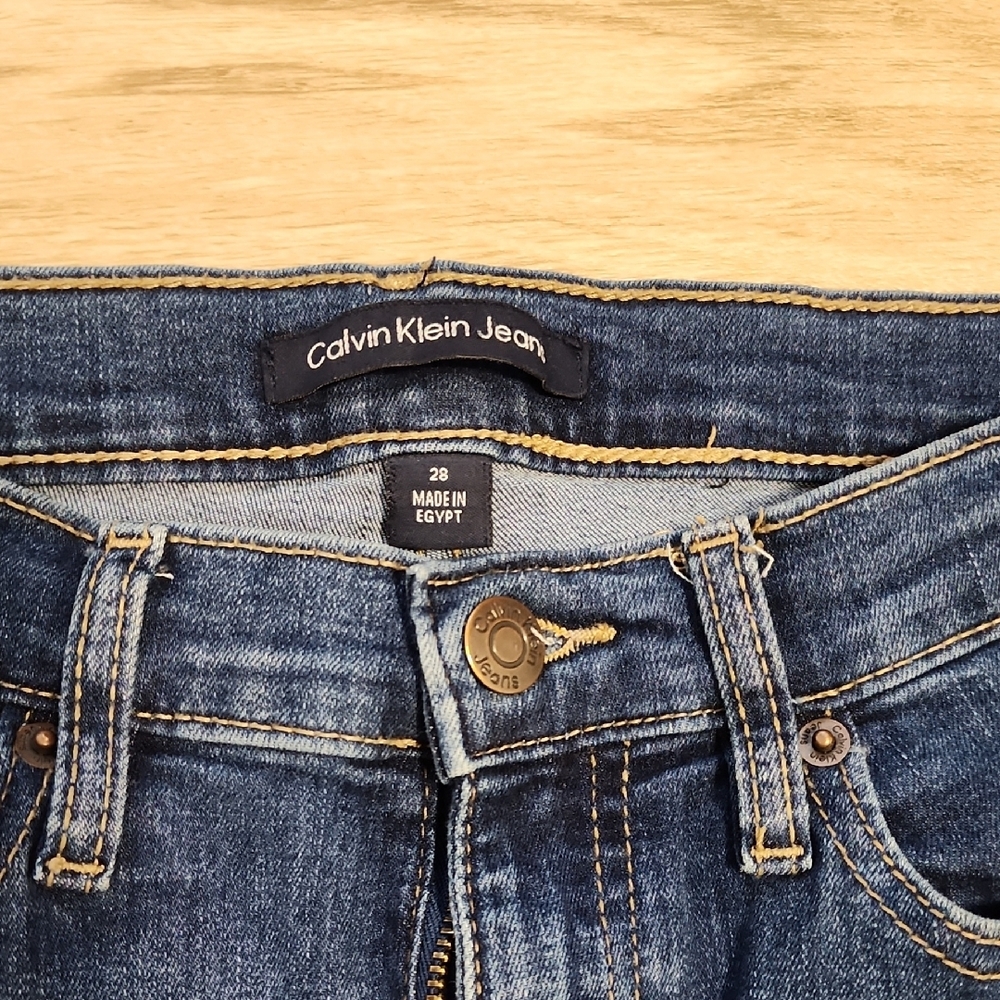 Calvin Klein Demin Jeans Womens Size 28 - Picture 3 of 5